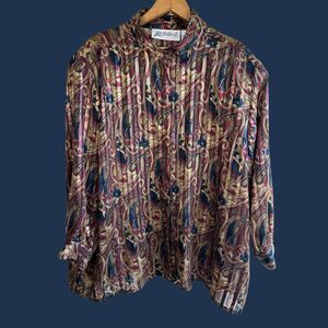 Vintage 1970s Yves St. Clair 2 Sheer Blouse